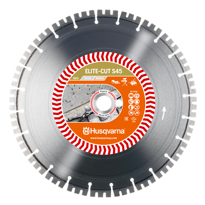 Δίσκος Κοπής Διαμαντέ Husqvarna Elite-Cut S45 450mm